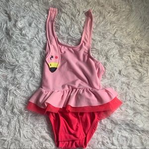 Pink Flamingo Bathing Suit